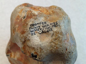 French Lower Paleolithic Chopper, Wimereux