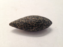 California Indian plummet/ charm stone of speckled stone