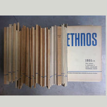 Ethnos publications stacked up