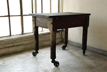 American Wooden Factory Table